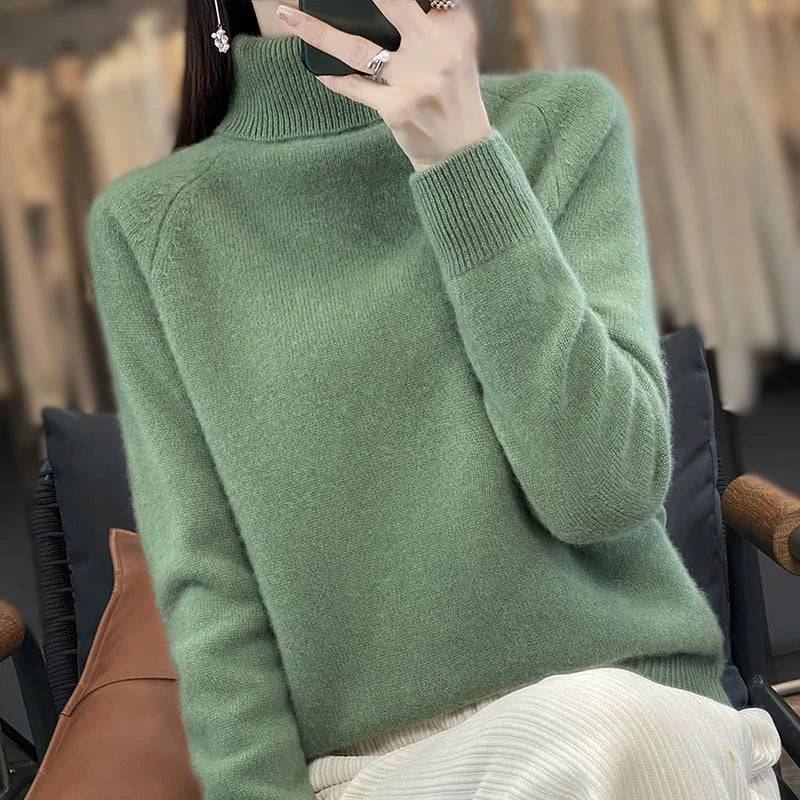 Isla | Cashmere Turtleneck Jumper