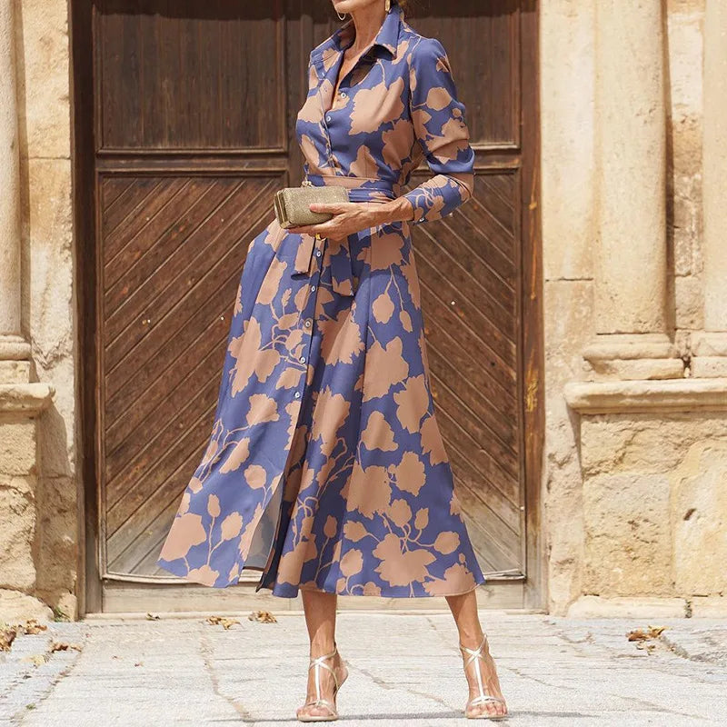 Madeleine™ | Elegant V-Neck Evening Dress