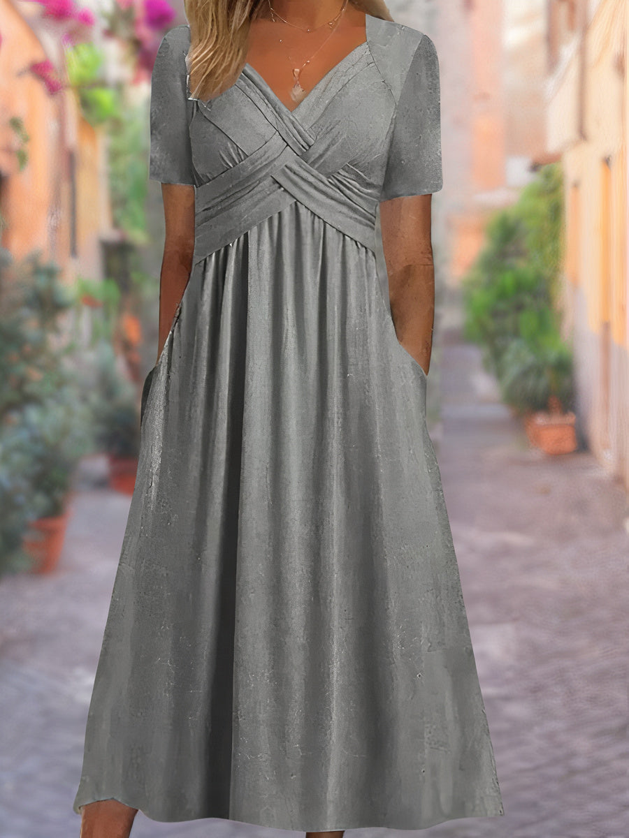 Fontaine™ | Selby – Robe maxi élégante avec détail croisé