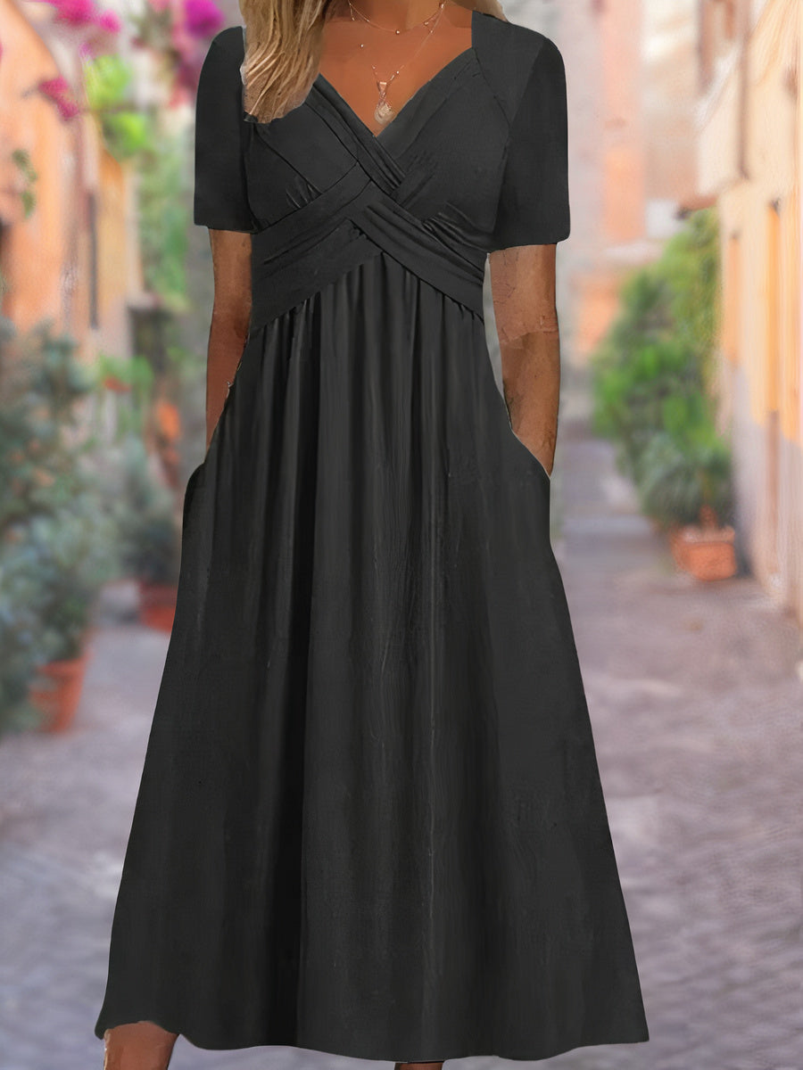 Fontaine™ | Selby – Robe maxi élégante avec détail croisé