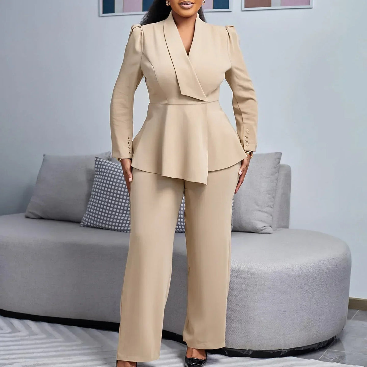 Fontaine™ | Kylie – Tailleur peplum sculptural