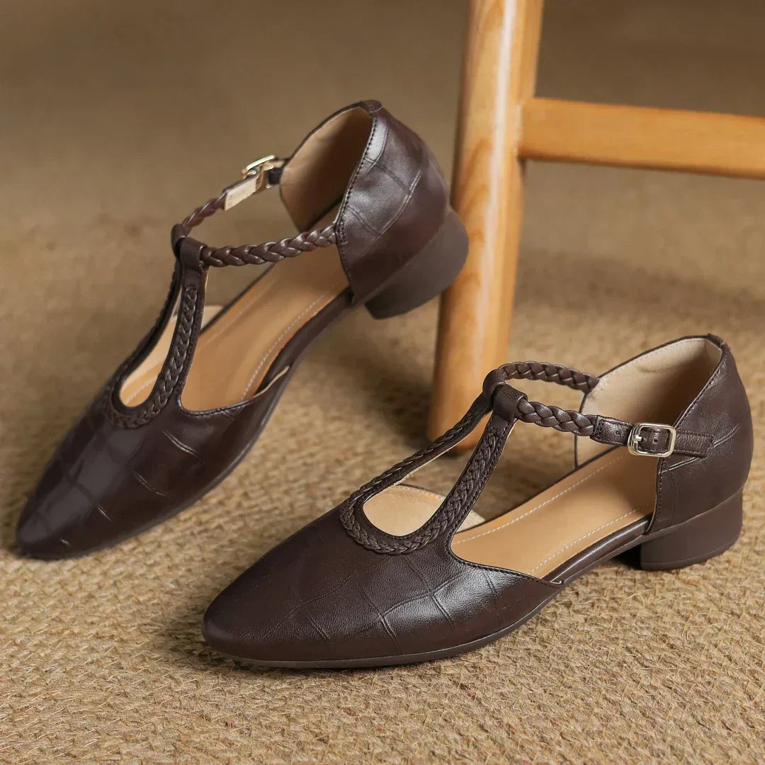 Braided Leather Shoes