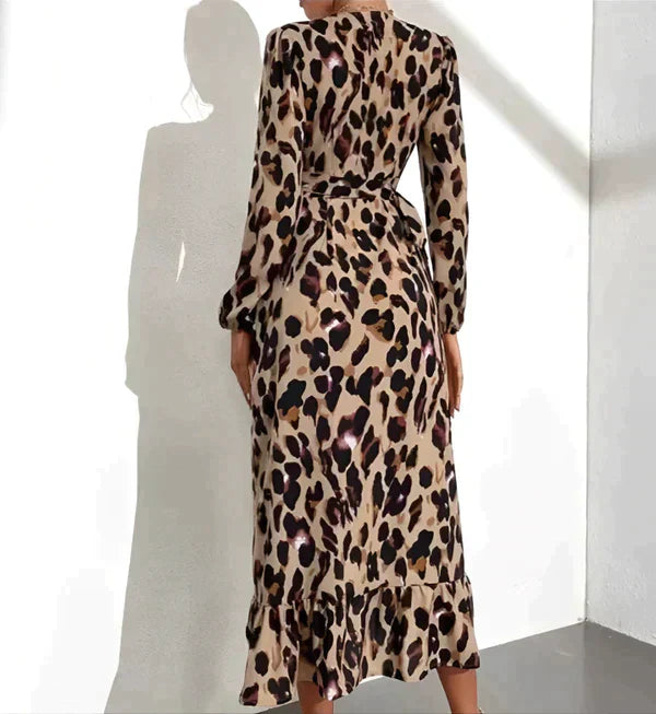 Lisandra™ - V-neck Wrap Dress