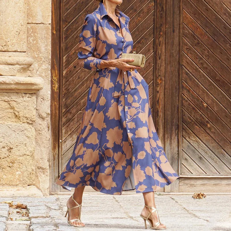Madeleine™ | Elegant V-Neck Evening Dress