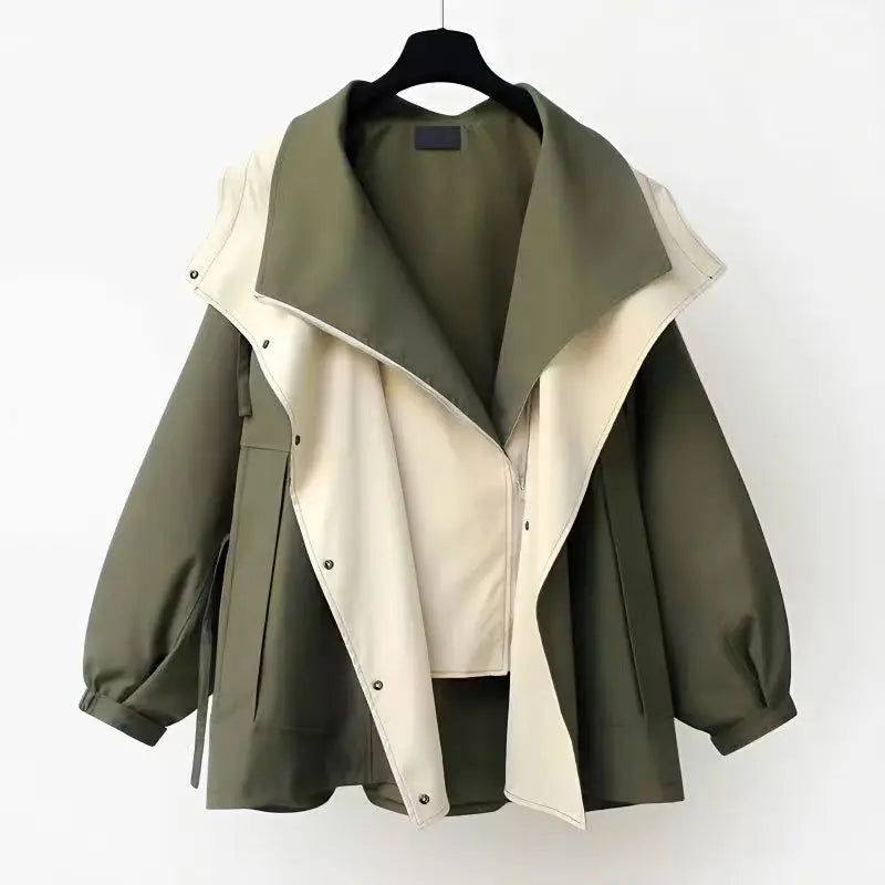 Xiandra™ Trendy Hooded Windbreaker Coat