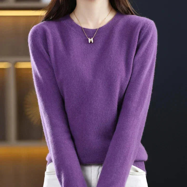Willow | Fine Cashmere Crew-Neck Jumper