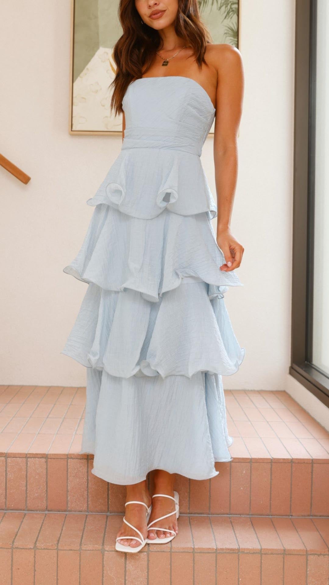 Amirah™ | Tiered Ruffle Maxi Dress