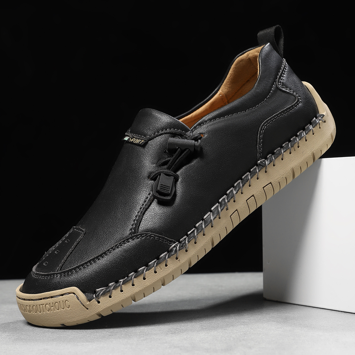 FONTAINE | Mocassins Confort Piqués Main Mathilde