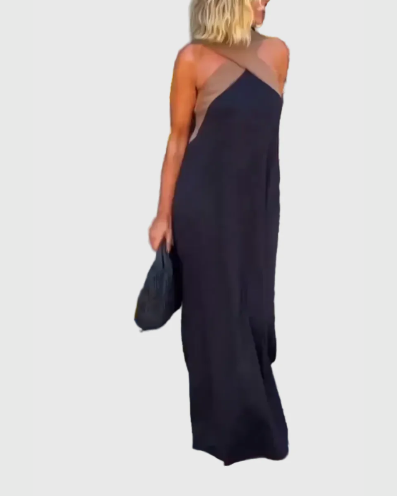 Fontaine™ | Elena – Robe maxi fluide et élégante