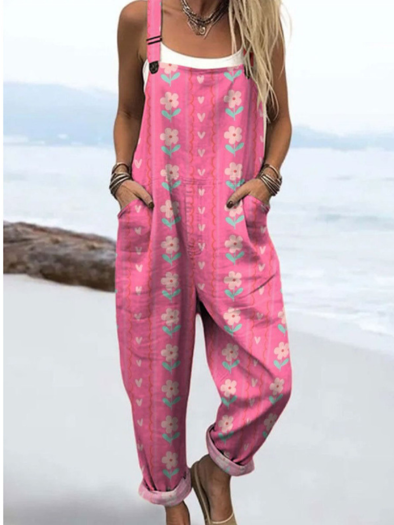 Breezy Pink Jumpsuit