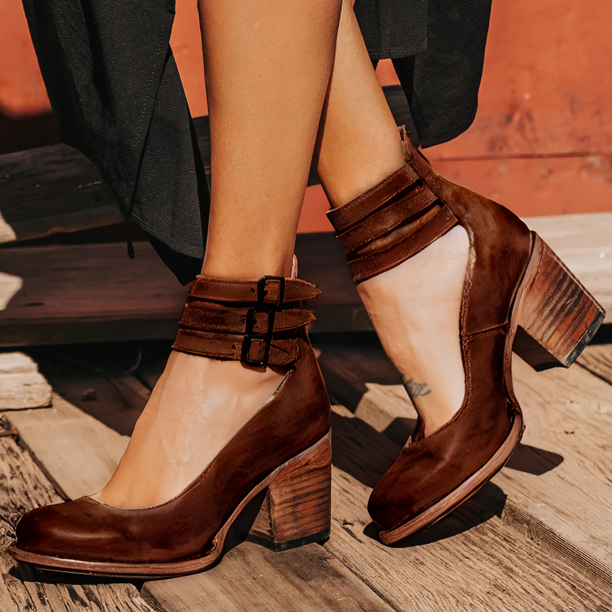 FONTAINE | Bottines Élégance Western Chic