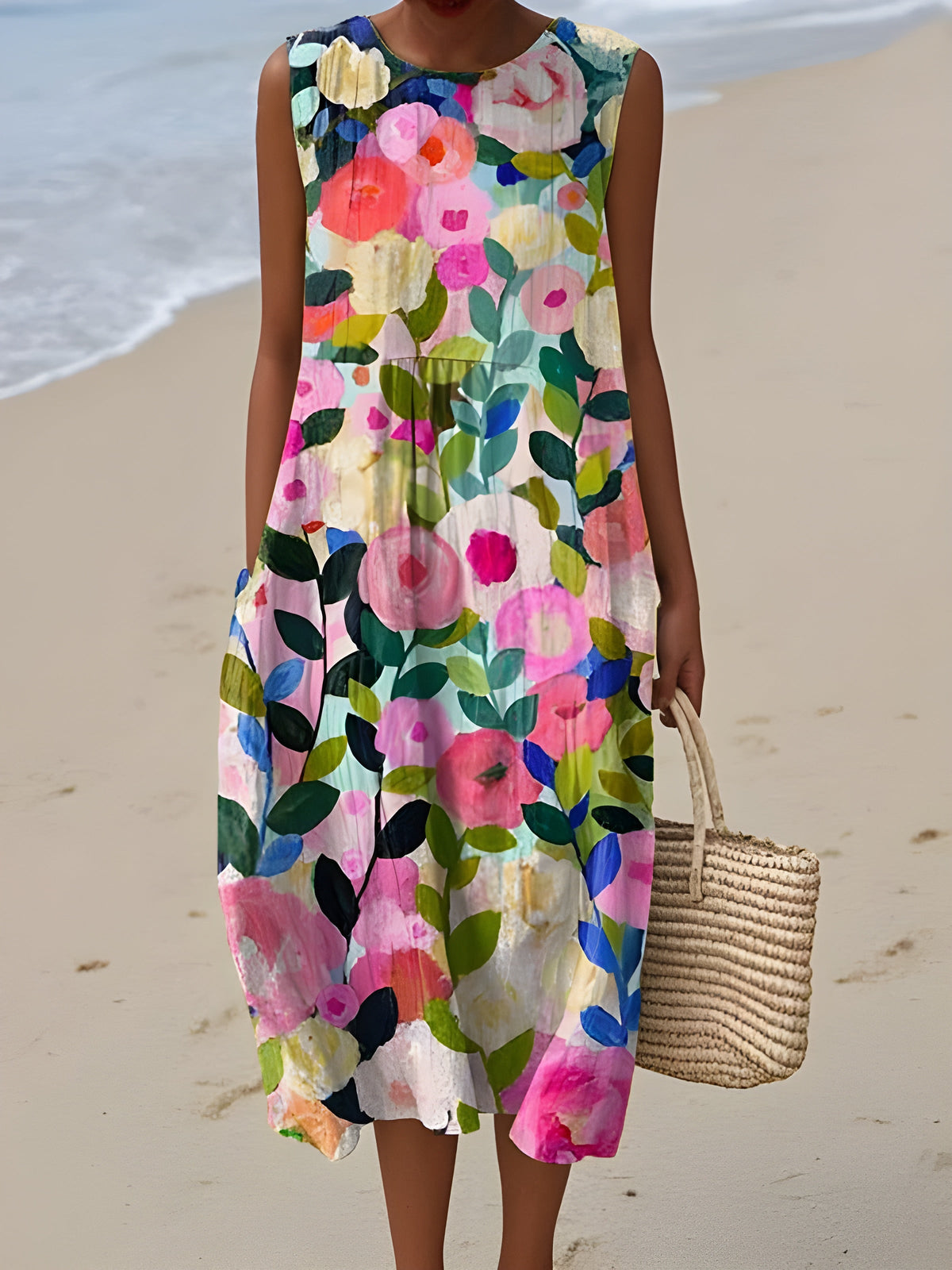 Ava™ Floral Midi Dress
