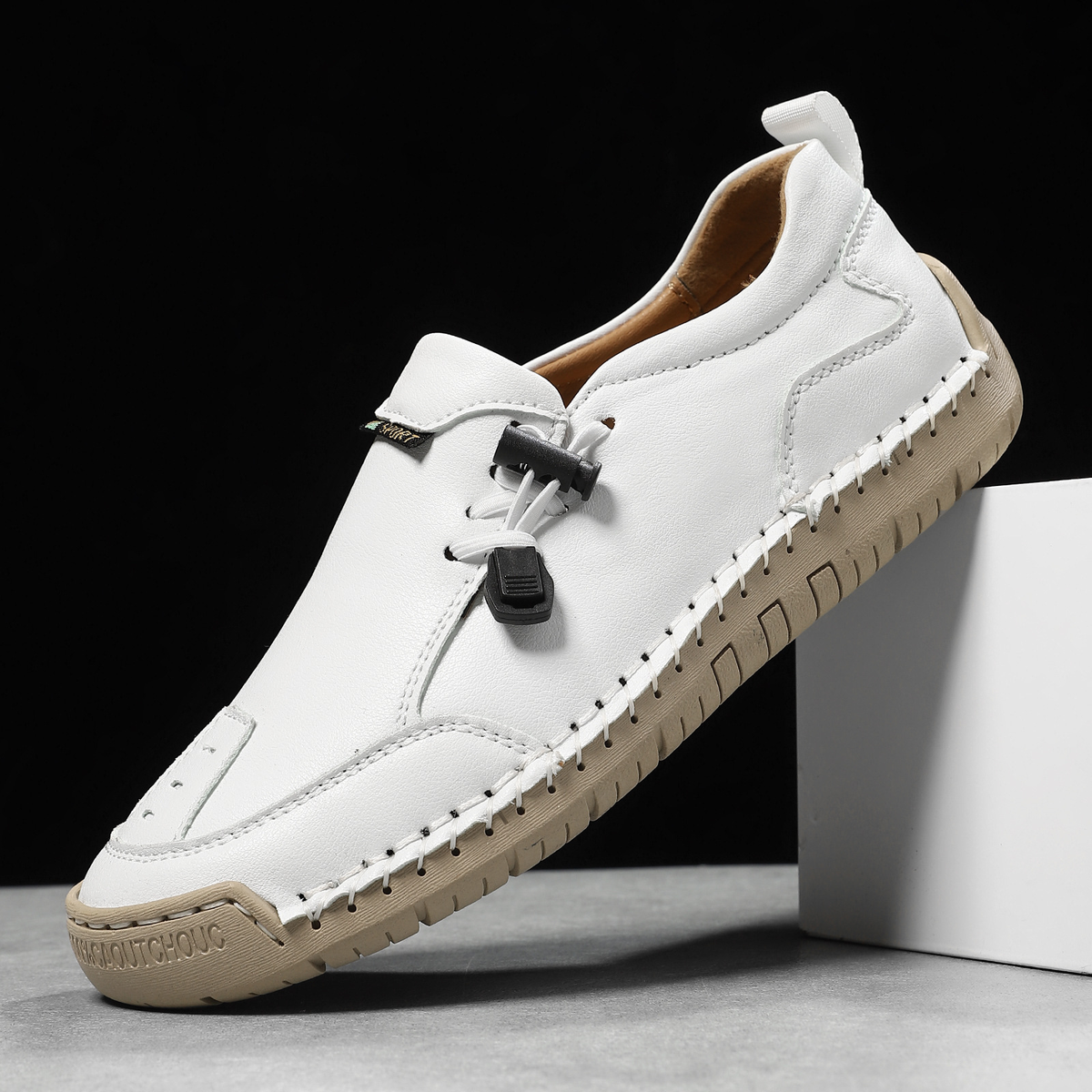 FONTAINE | Mocassins Confort Piqués Main Mathilde
