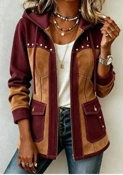 FONTAINE | Veste à Capuche Bi-Matière Véronique