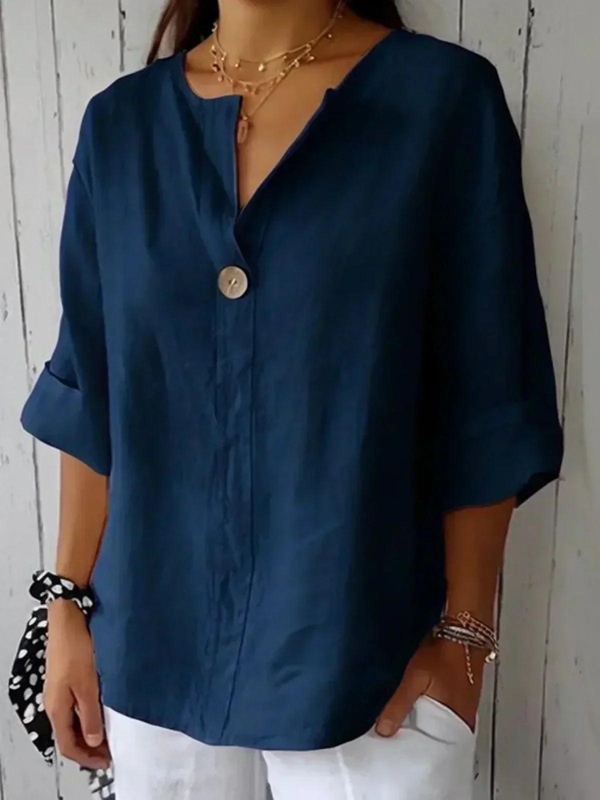 Amara™ Relaxed V-Neck Top