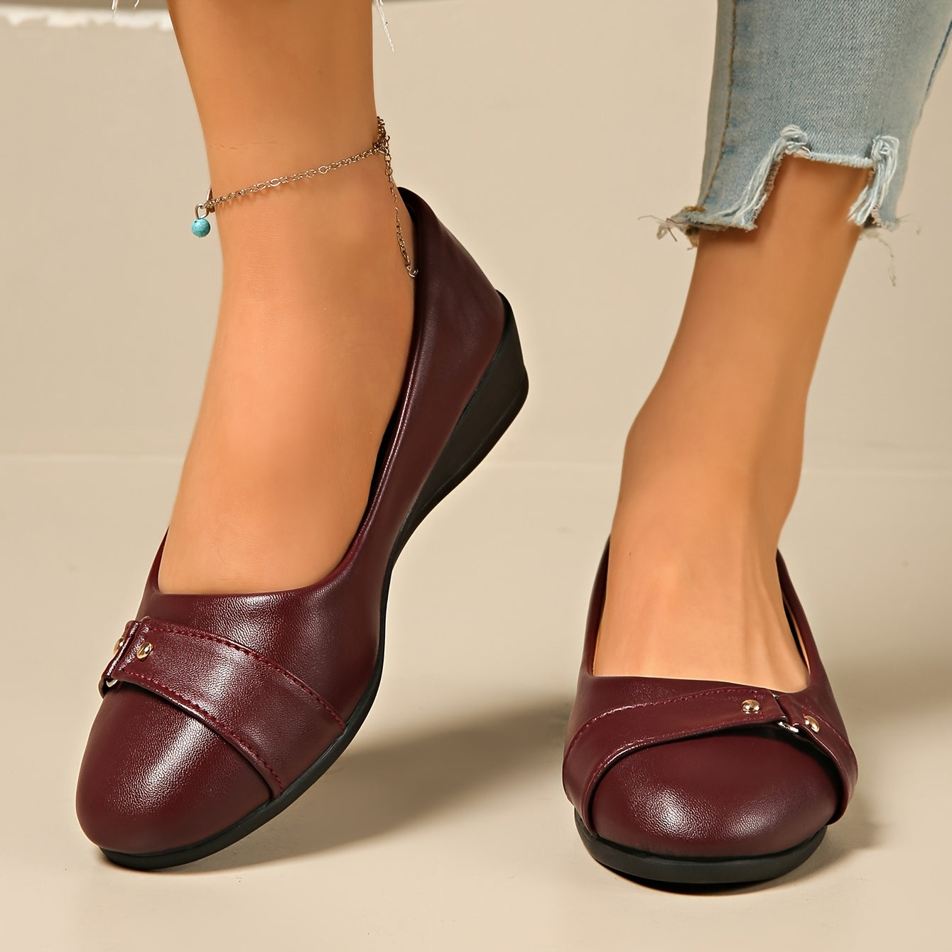 FONTAINE | Ballerines Compensées Confort Aveline