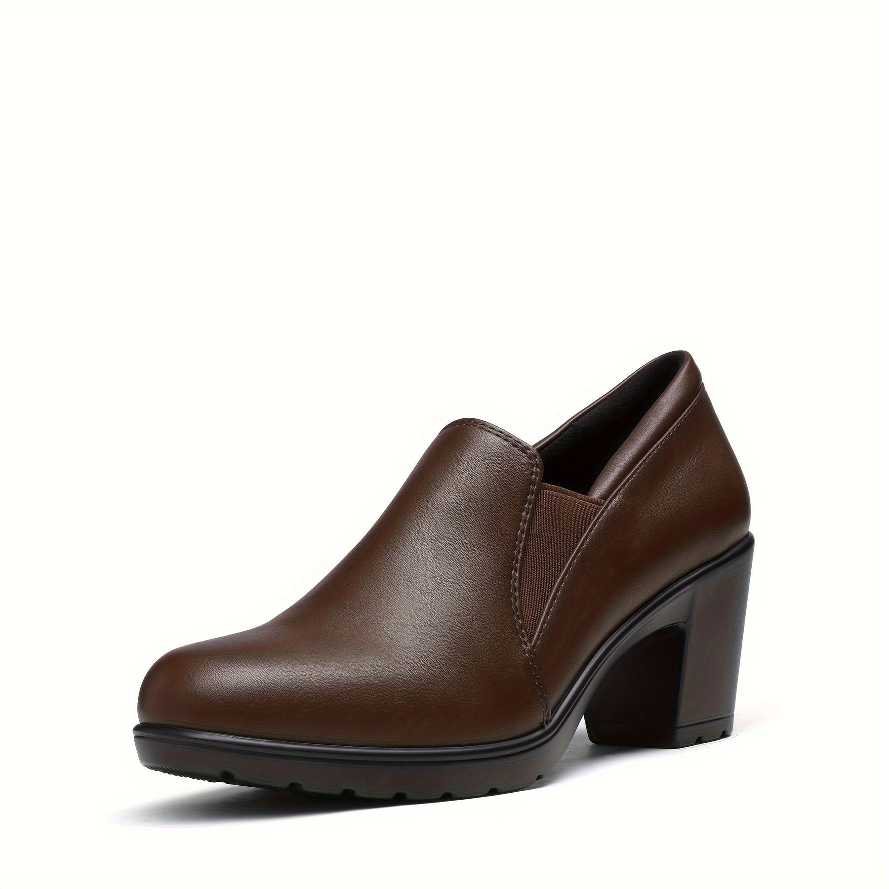 FONTAINE | Mocassins à Talon Bloc Confort Margot