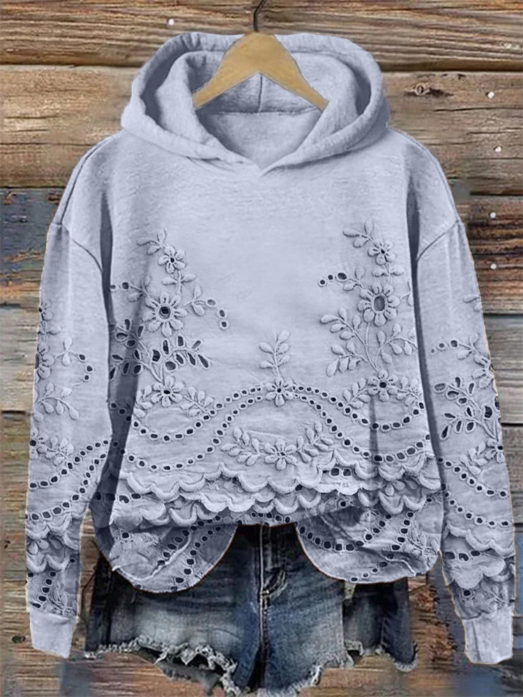 Emily™ Vintage Printed Hoodie