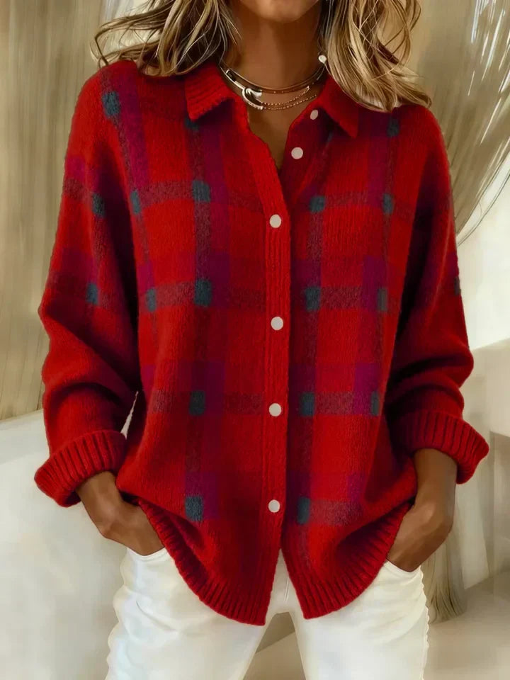 Victoria | Retro Check Sweater