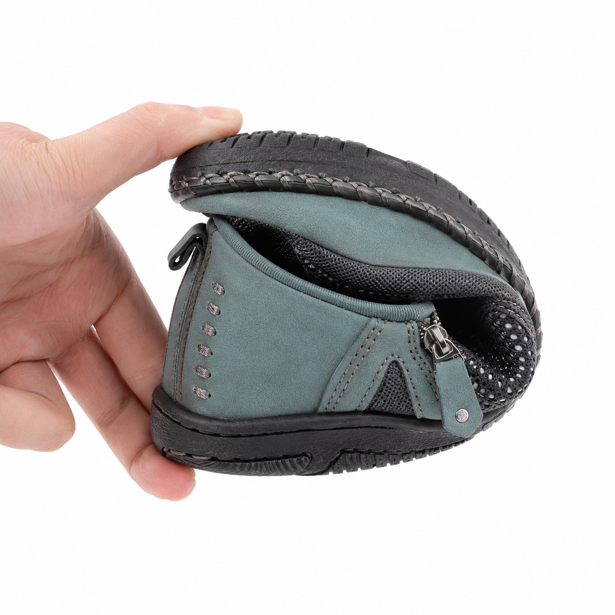FONTAINE | Mocassins Orthopédiques Confort Zippés Élise