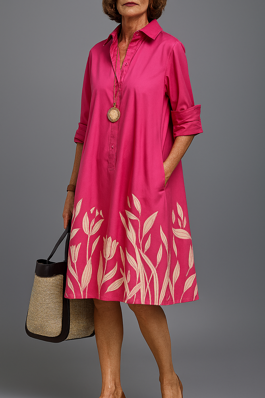 Fontaine™ | Anne Marie – Robe midi confortable