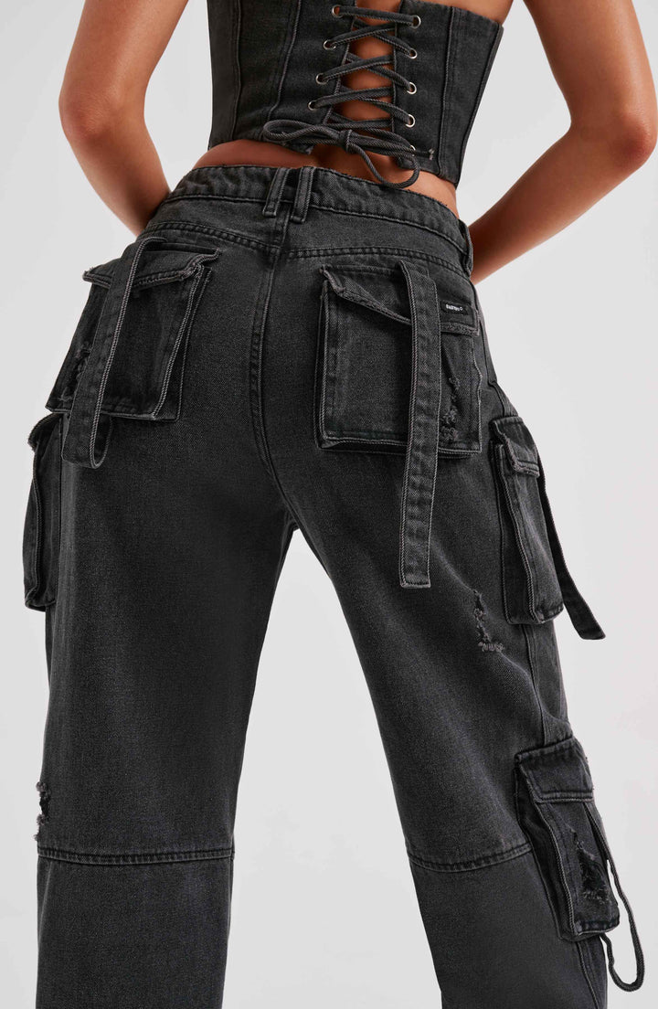 Fontaine™ | Brooklyn – Pantalon cargo en denim premium