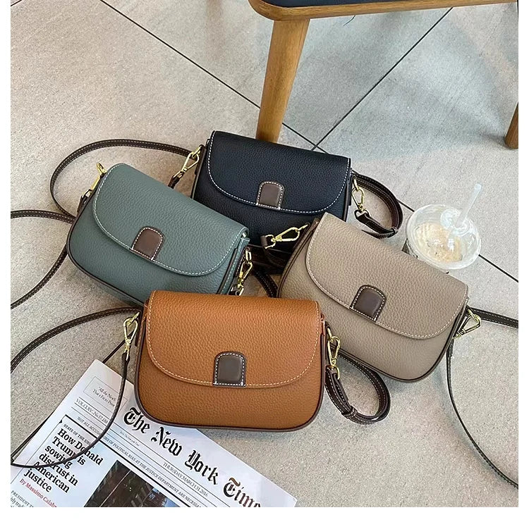 Fontaine™ | Noa – Sac bandoulière en cuir végan intemporel