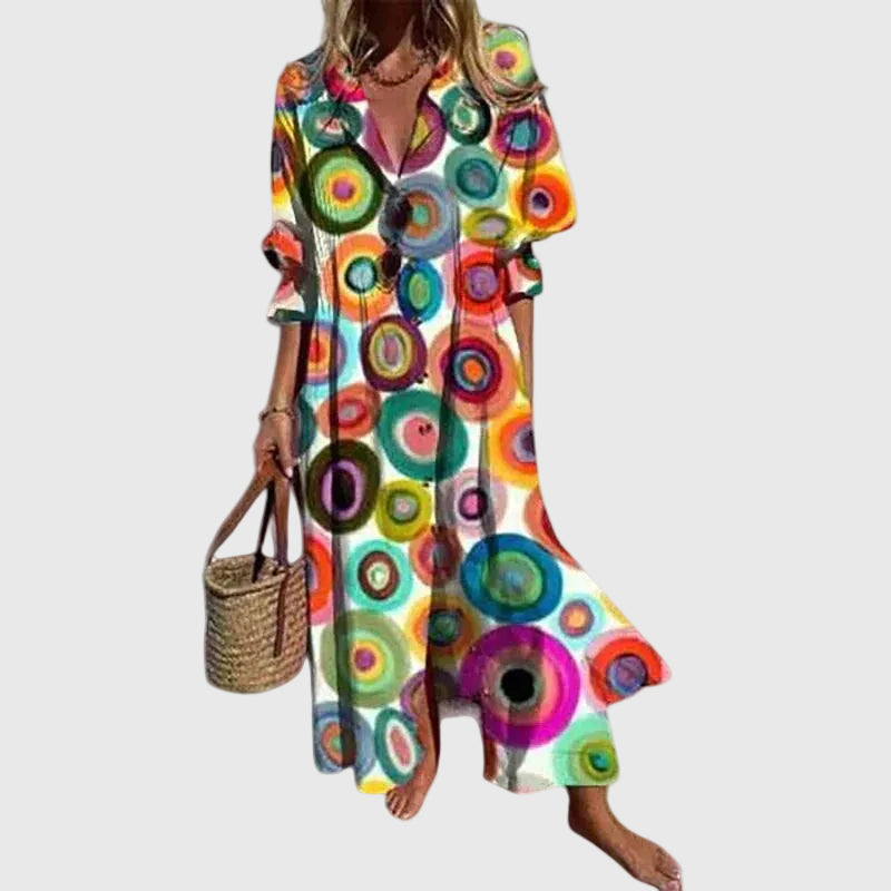 Fontaine™ | Zariah – Robe maxi bohémienne élégante