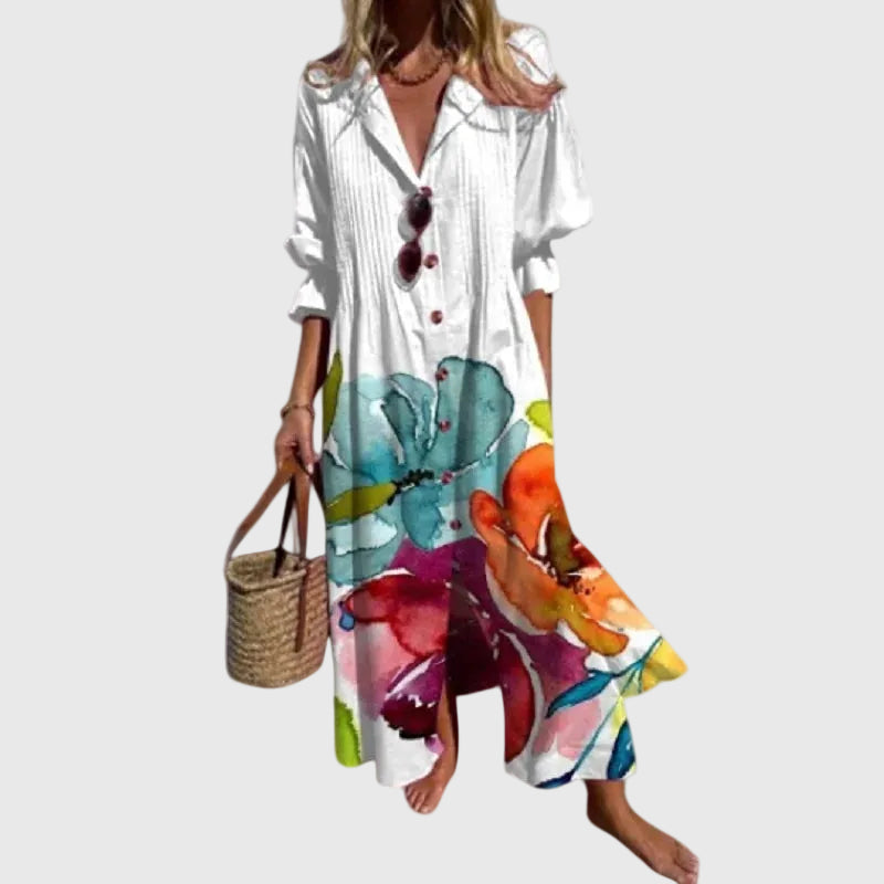 Fontaine™ | Zariah – Robe maxi bohémienne élégante