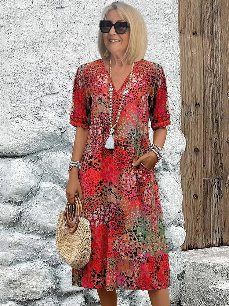Jessica™  Effortless Midi Dress