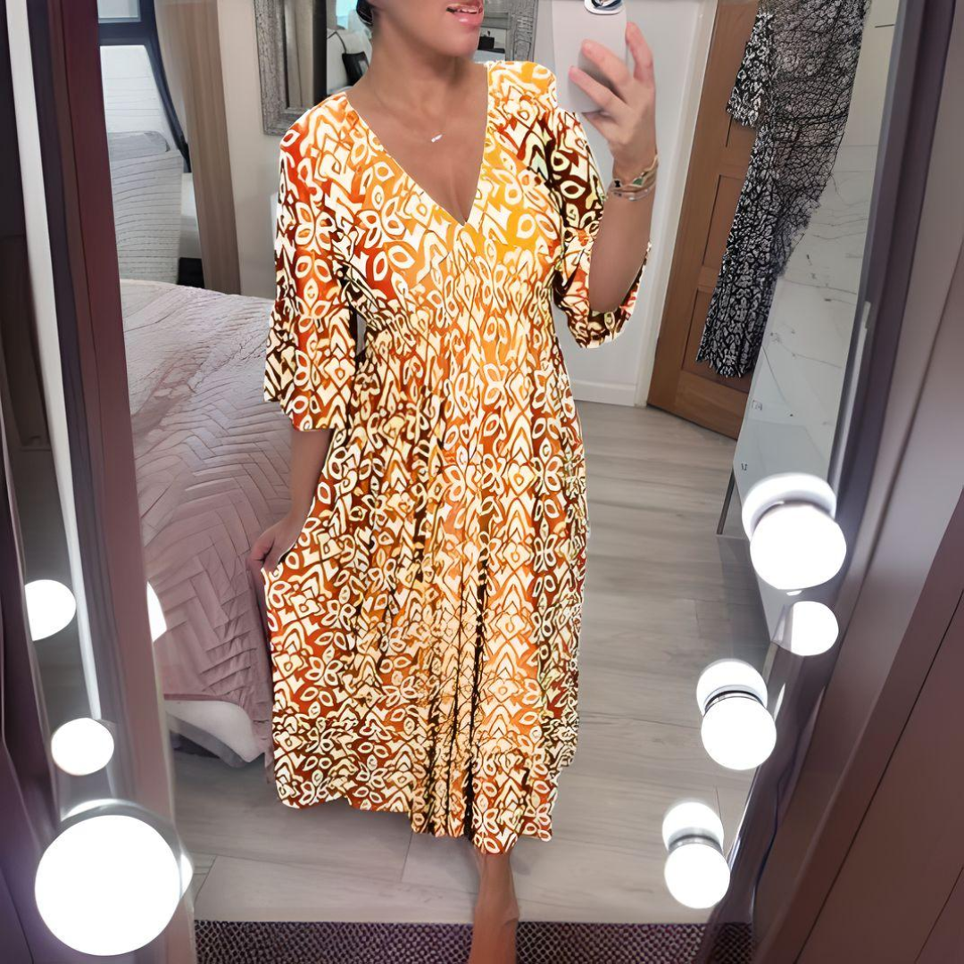 Fontaine™ | Lillia – Robe imprimée boho