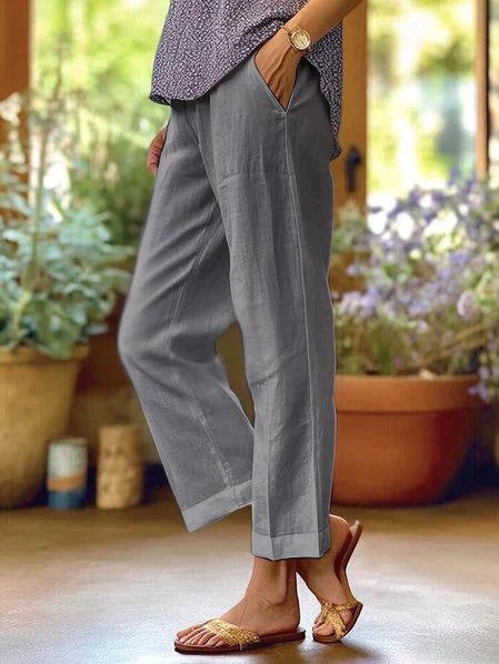 Fontaine™ | Dolce – Pantalon d'été fluide effet lin