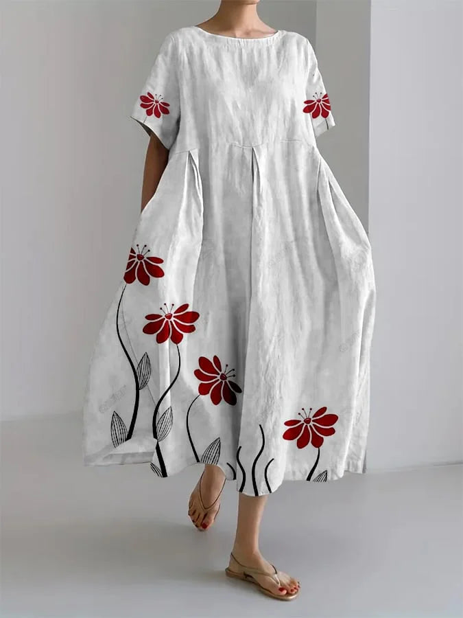 Robe d’été fleurie Sabi