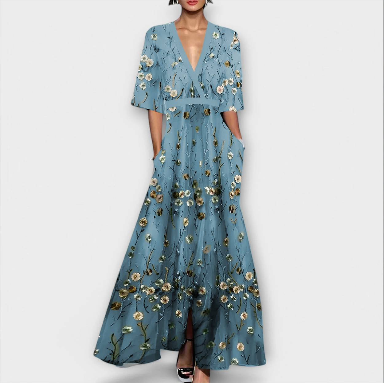 Elowyn™ | Comfortable Floral Maxi Dress