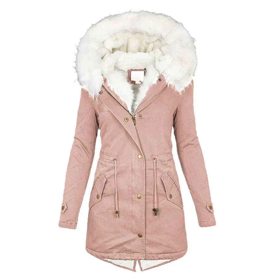 Helen | Warm Fur Hood Parka