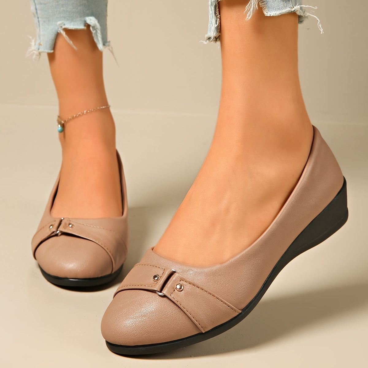 FONTAINE | Ballerines Compensées Confort Aveline