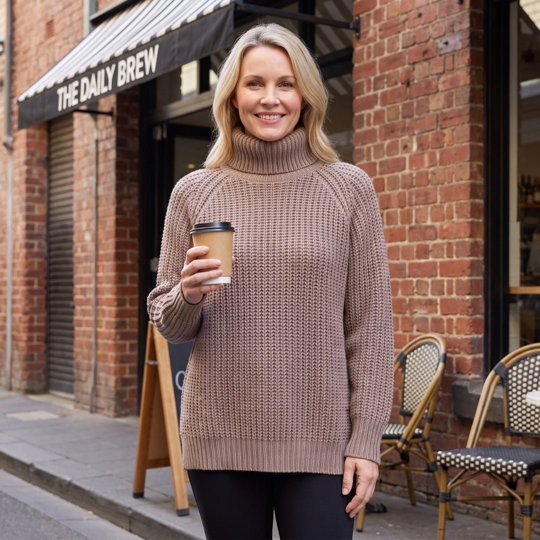 Emma™ Elegant Turtleneck Sweater