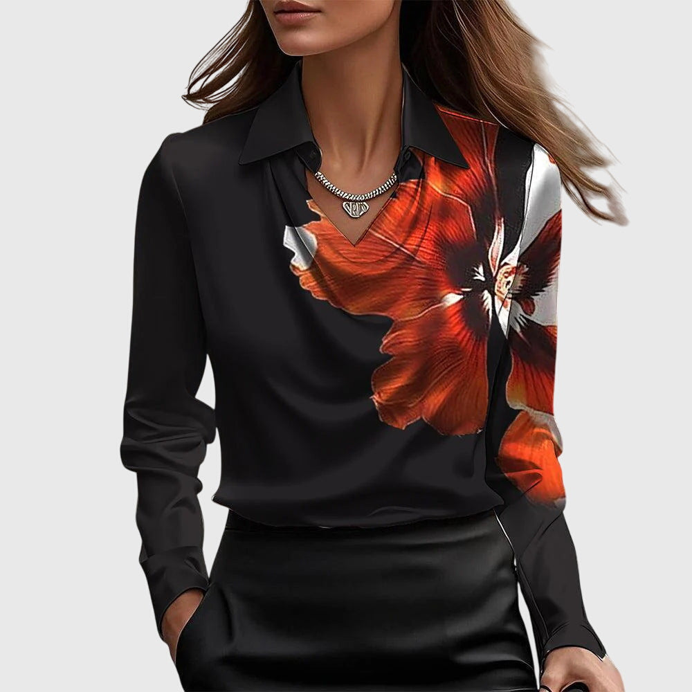 Brooklyn – Elegant Satin Blouse