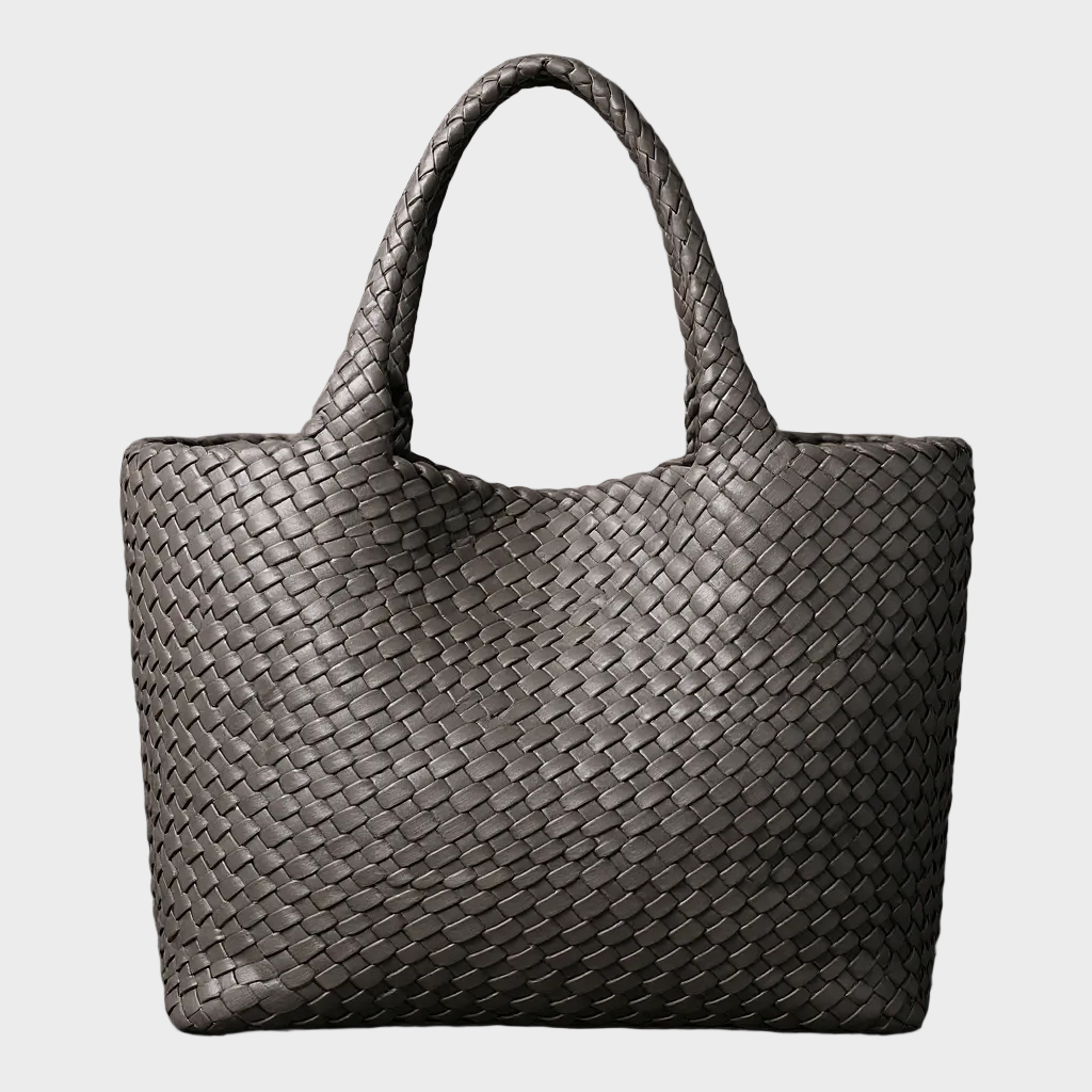 Fontaine™ | Lana – Cabas en cuir tressé à la main