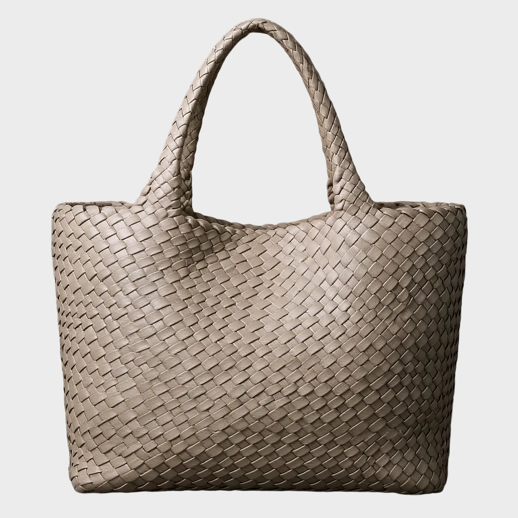 Fontaine™ | Lana – Cabas en cuir tressé à la main