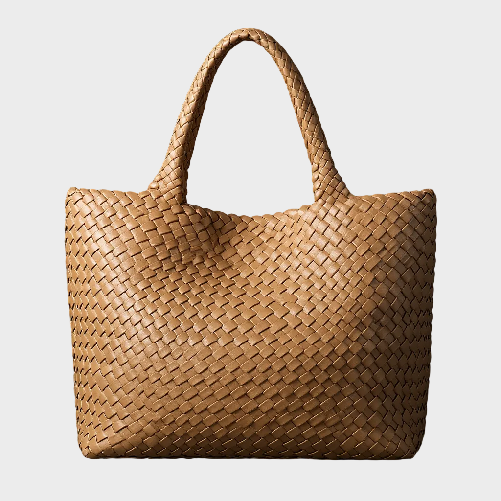 Fontaine™ | Lana – Cabas en cuir tressé à la main