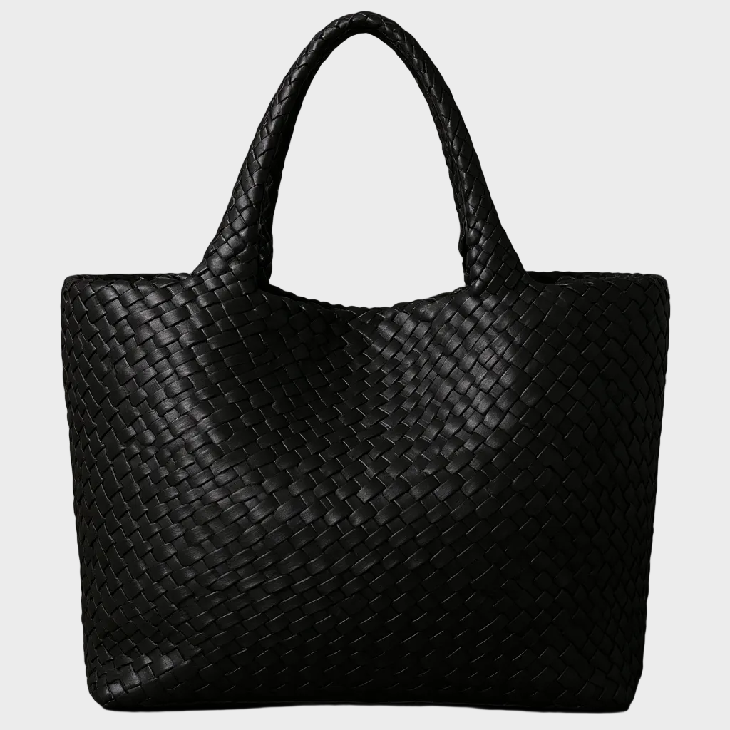 Fontaine™ | Lana – Cabas en cuir tressé à la main