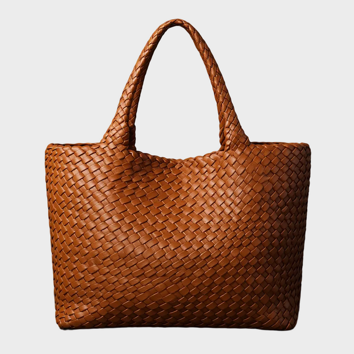 Fontaine™ | Lana – Cabas en cuir tressé à la main