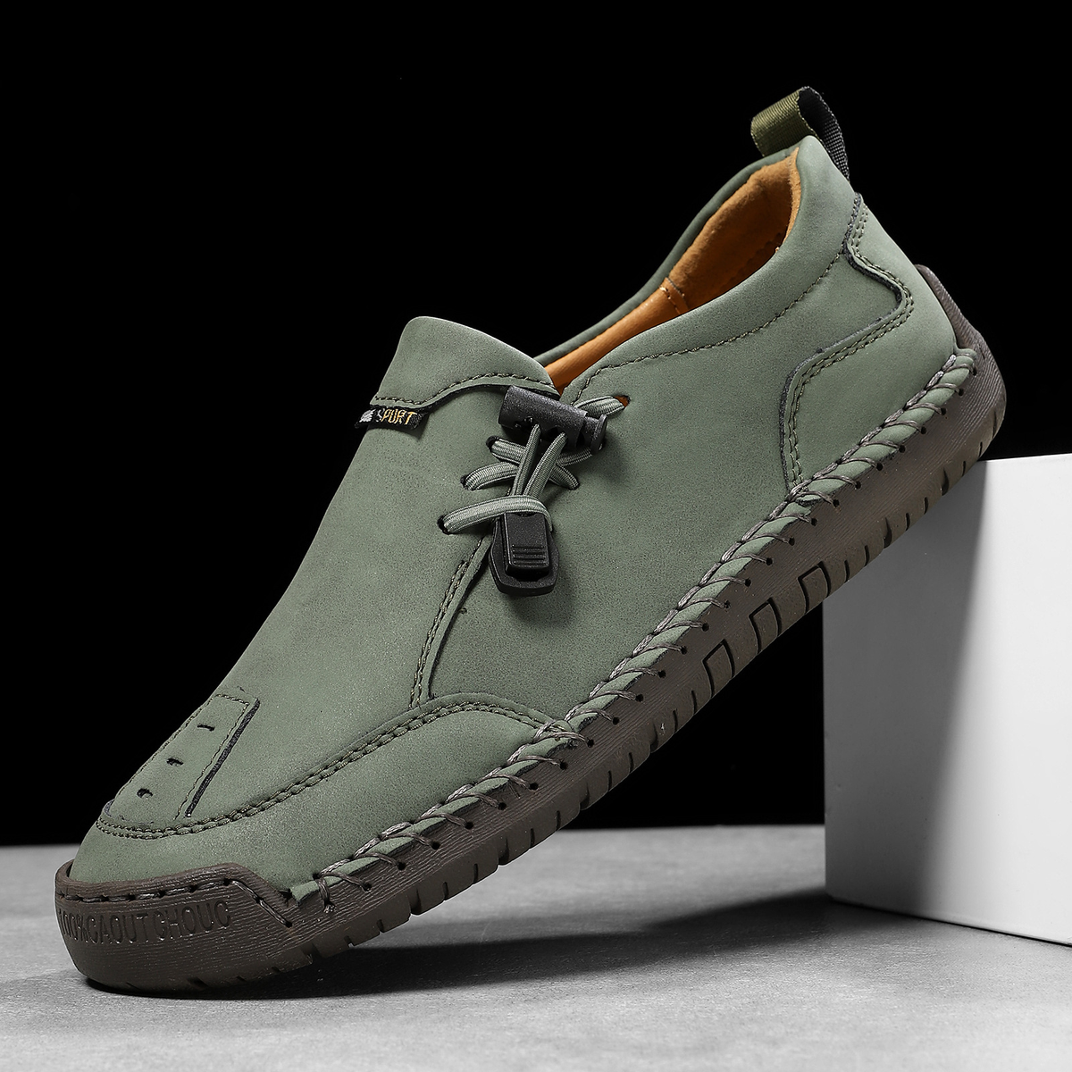 FONTAINE | Mocassins Confort Piqués Main Mathilde