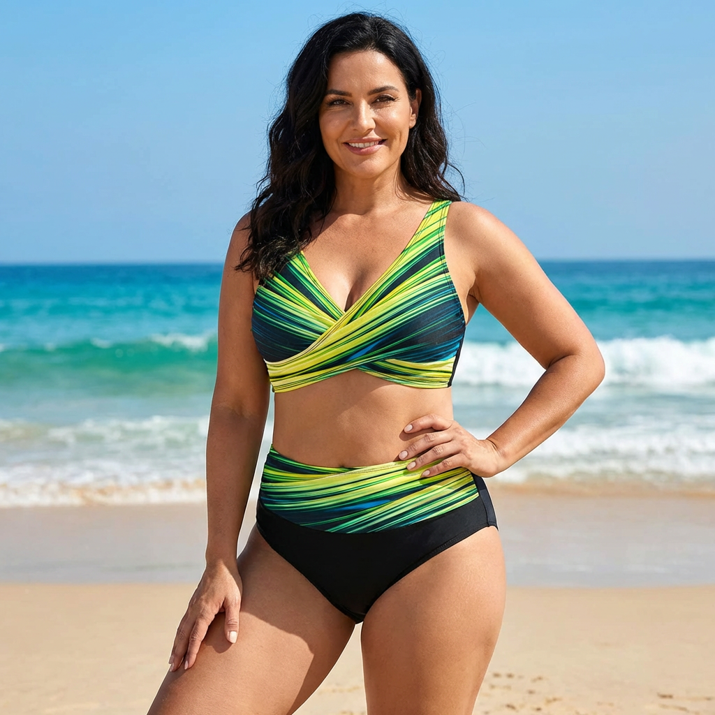 Fontaine™ | Célia – Bikini sculptant à motifs