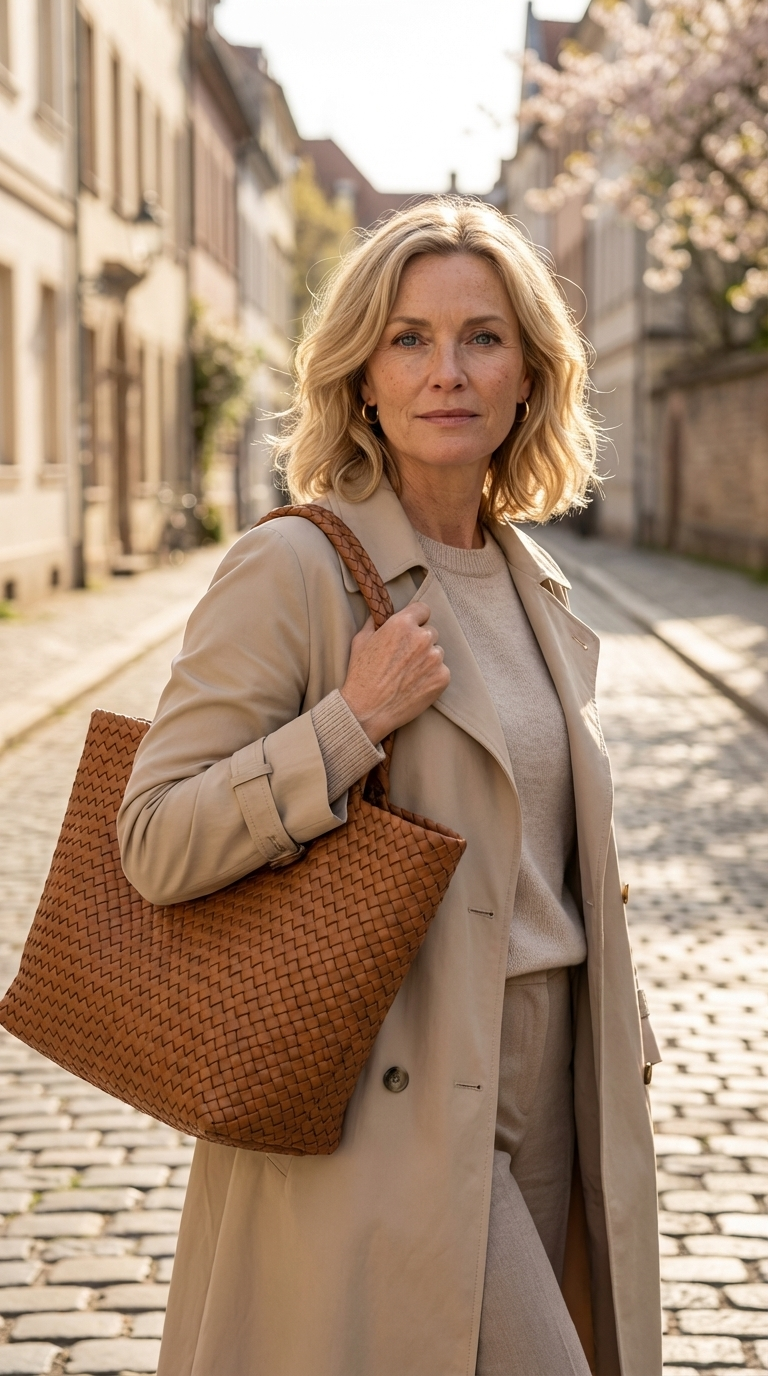 Fontaine™ | Lana – Cabas en cuir tressé à la main