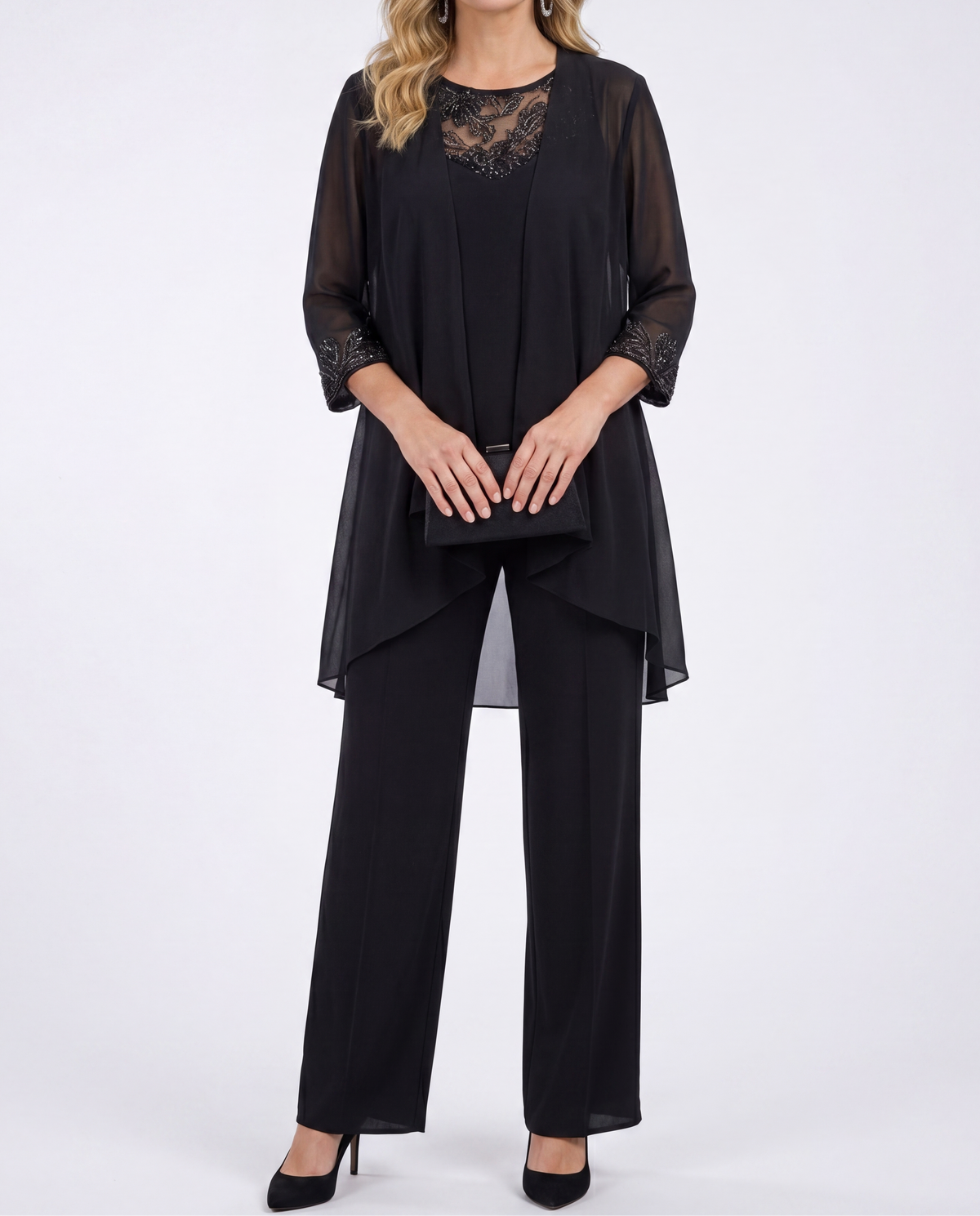 Eleanor™ | Flowing Jacket & Wide-Leg Trousers Set