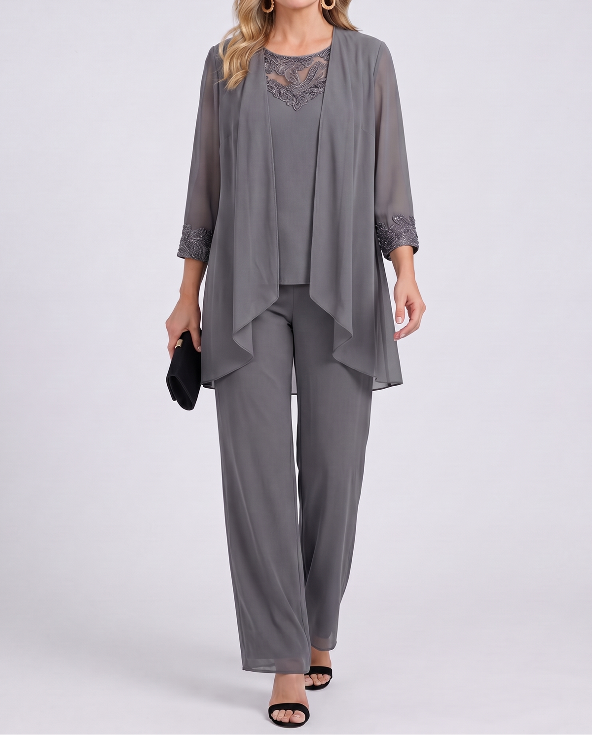 Eleanor™ | Flowing Jacket & Wide-Leg Trousers Set
