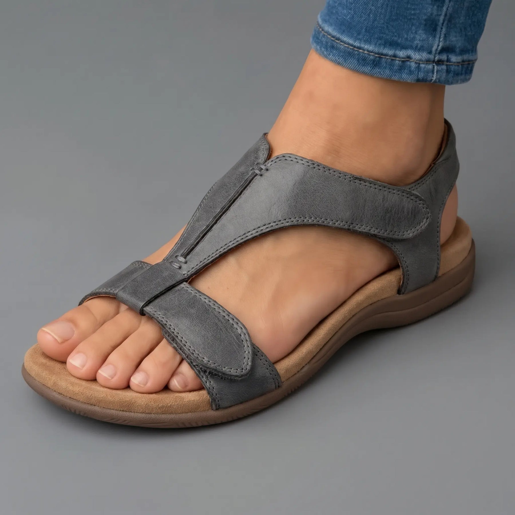 Maureen | Orthopaedic Ergonomic Leather Sandal