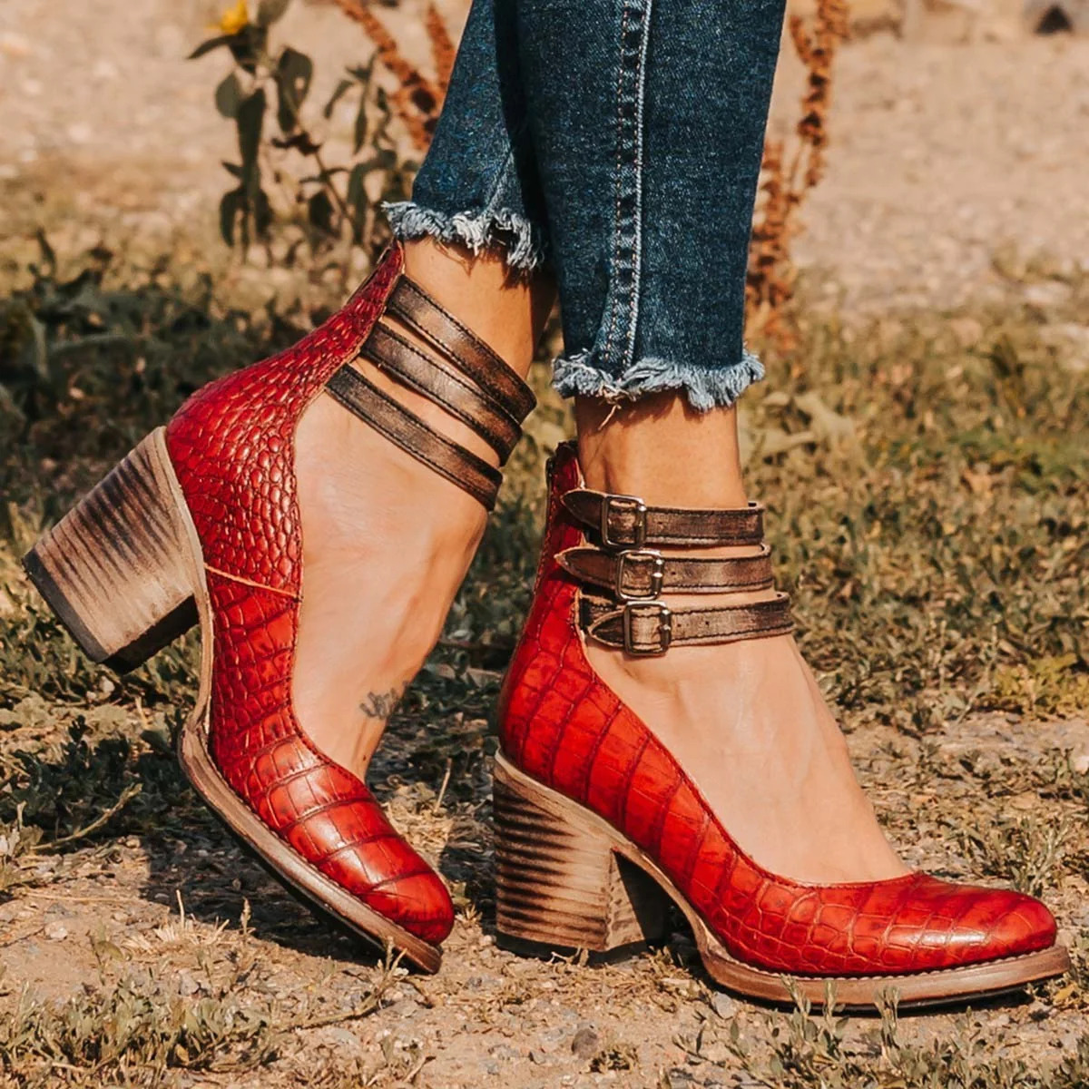 FONTAINE | Bottines Élégance Western Chic
